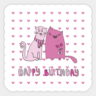 Happy birthday Best friends gift Sticker